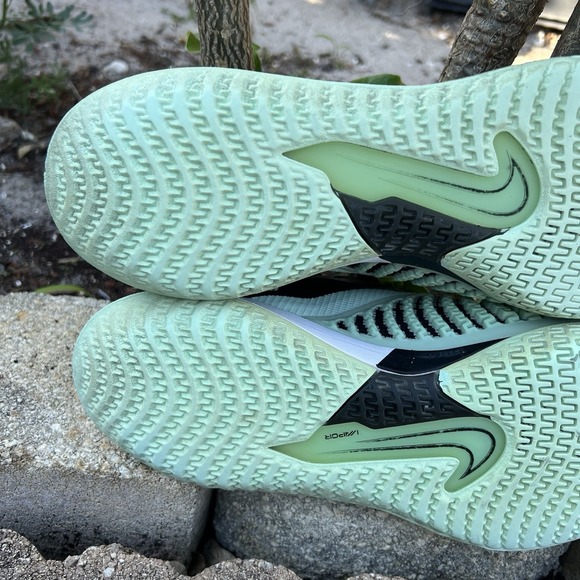 Nike React Vapor NXT HC White Black Mint Men's Size 8 Tennis Shoes CV0724-009 - Picture 8 of 9